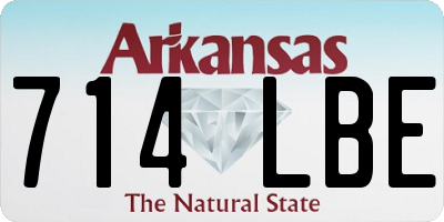AR license plate 714LBE