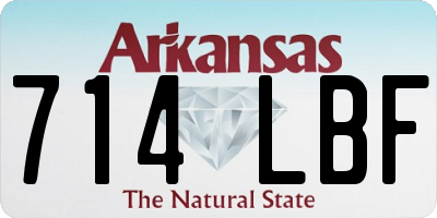 AR license plate 714LBF