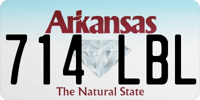 AR license plate 714LBL
