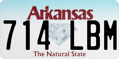 AR license plate 714LBM
