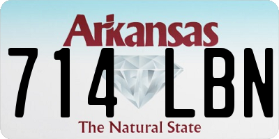 AR license plate 714LBN