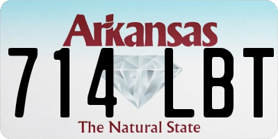 AR license plate 714LBT