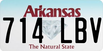 AR license plate 714LBV