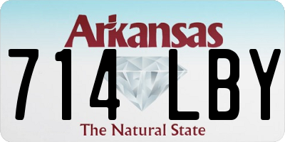 AR license plate 714LBY