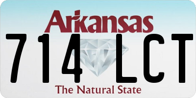 AR license plate 714LCT