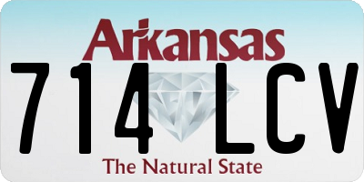 AR license plate 714LCV