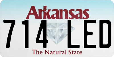 AR license plate 714LED