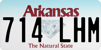 AR license plate 714LHM