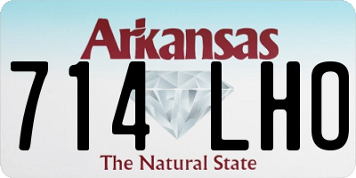 AR license plate 714LHO