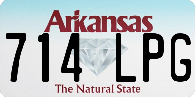 AR license plate 714LPG