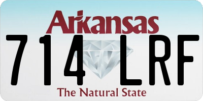 AR license plate 714LRF