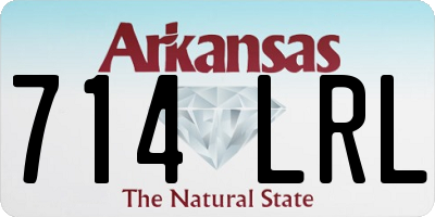 AR license plate 714LRL