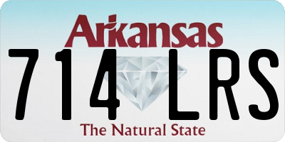 AR license plate 714LRS