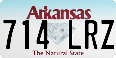 AR license plate 714LRZ