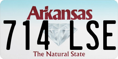 AR license plate 714LSE