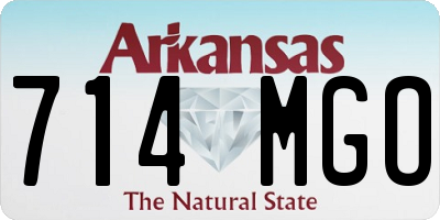 AR license plate 714MGO