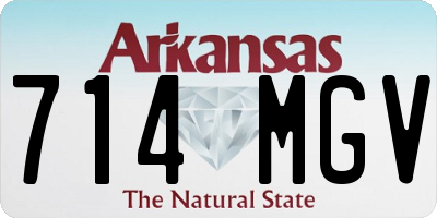 AR license plate 714MGV