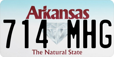 AR license plate 714MHG
