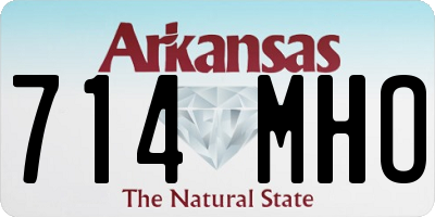 AR license plate 714MHO