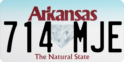 AR license plate 714MJE