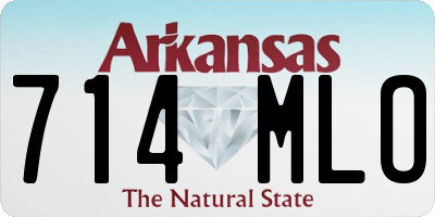 AR license plate 714MLO