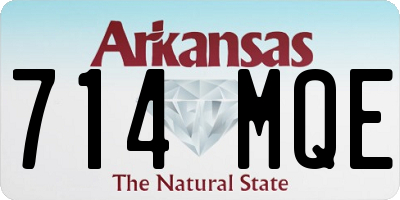 AR license plate 714MQE