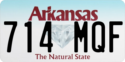 AR license plate 714MQF