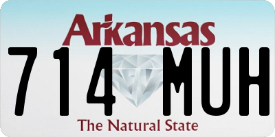 AR license plate 714MUH