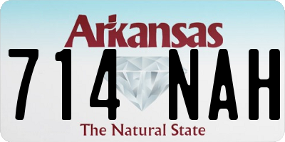 AR license plate 714NAH