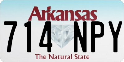 AR license plate 714NPY