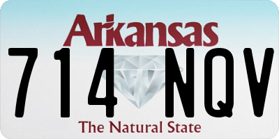 AR license plate 714NQV