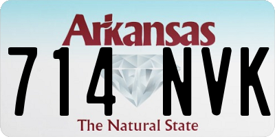 AR license plate 714NVK