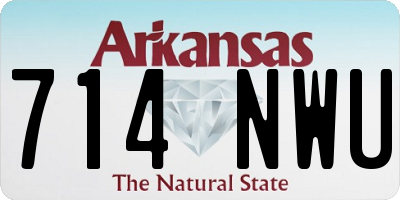 AR license plate 714NWU