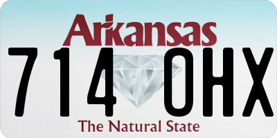 AR license plate 714OHX