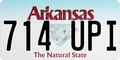 AR license plate 714UPI