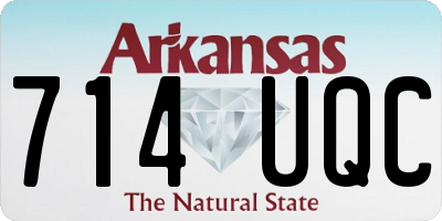 AR license plate 714UQC