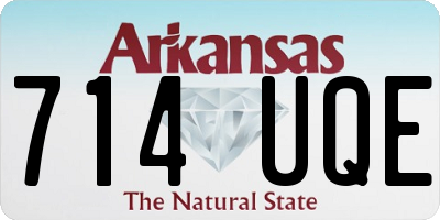 AR license plate 714UQE