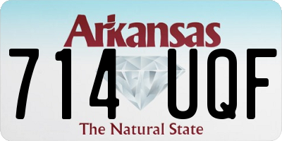 AR license plate 714UQF