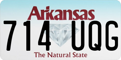 AR license plate 714UQG