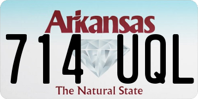 AR license plate 714UQL