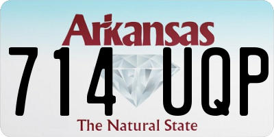 AR license plate 714UQP