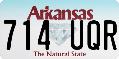 AR license plate 714UQR