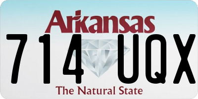 AR license plate 714UQX