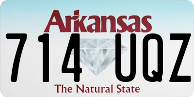 AR license plate 714UQZ