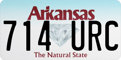 AR license plate 714URC