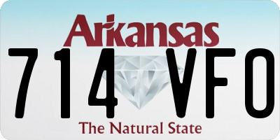 AR license plate 714VFO
