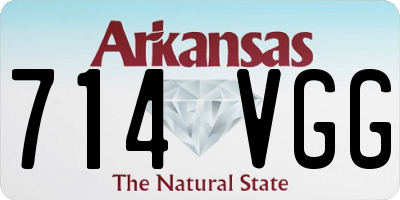 AR license plate 714VGG