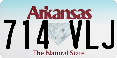 AR license plate 714VLJ