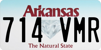 AR license plate 714VMR