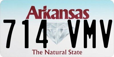 AR license plate 714VMV